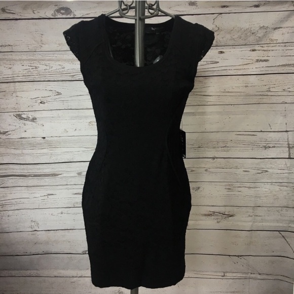 Express Dresses & Skirts - Express Black Lace Cap Sleeve Dress